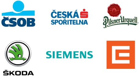 Reference PQM: ČSOB, Česká spořitelna, Plzeňský Prazdroj, Škoda Auto, Siemens, ČEZ